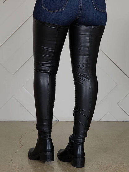 Feodora | Trendy Overknee Laarzen
