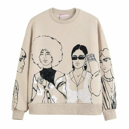 Emilieka | Trendy Grafische Sweatshirt