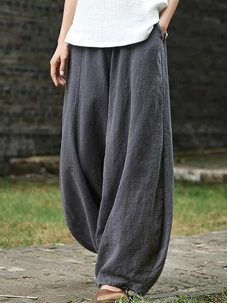 Gwenlli | Comfortabele Loszittende Wijde Broek
