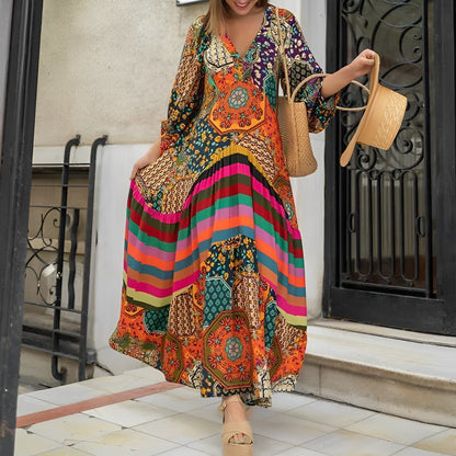 Claudia - Stijlvolle Bohemian Jurk