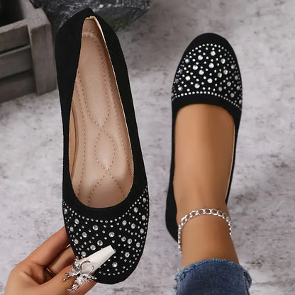 Sascha | Glitter Ballet Flats