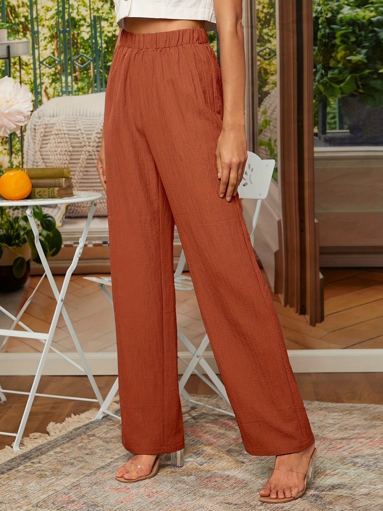 Marjet | Casual Wijde Leggen Broek