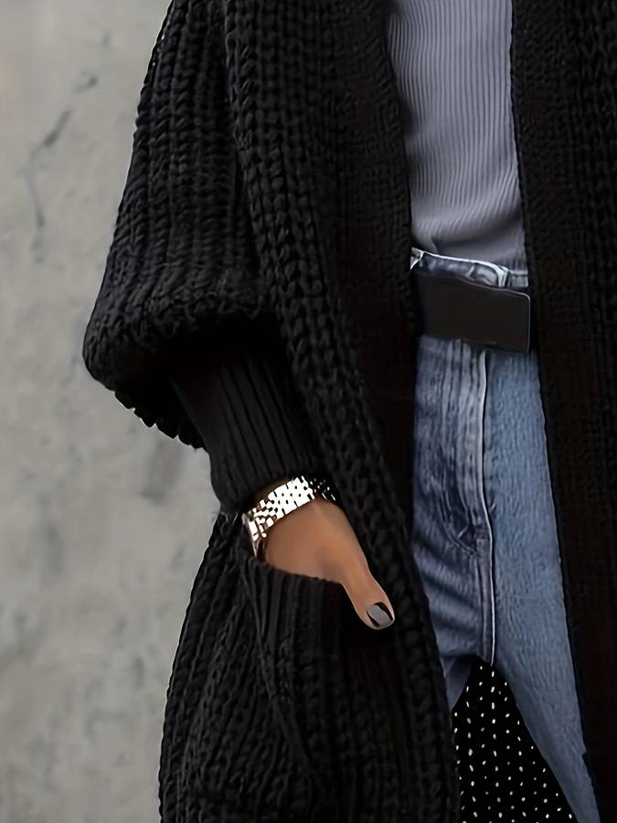 Lieneke | Lang Gebreid Vest