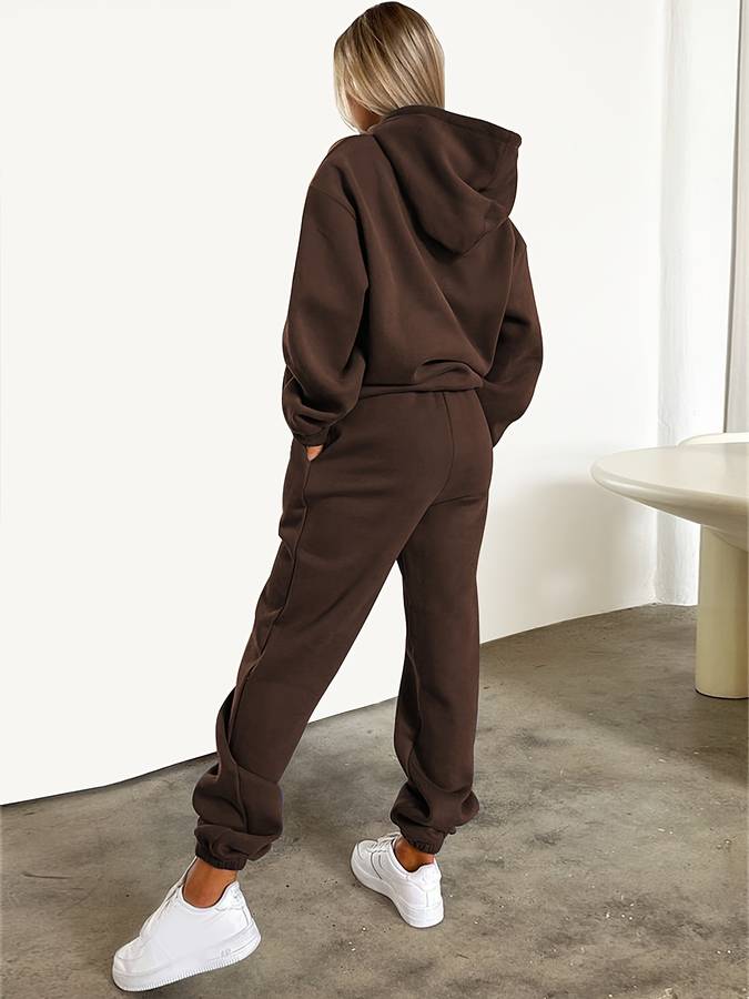 Faylen | Comfortabel Hoodie Tweedelige Joggingset