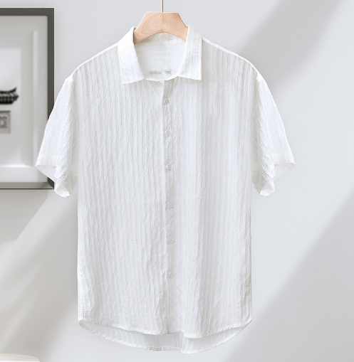 Cerion | Ademend Gestreept Polo Shirt