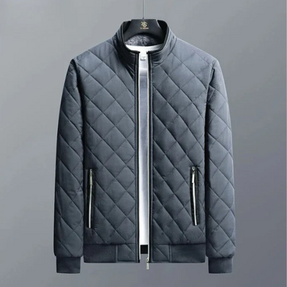 Heren Gewatteerd Jack – Regular Fit – Waterafstotend Winddicht – Ribboorden