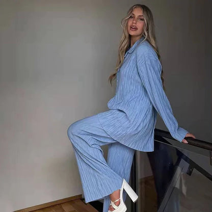 Elvyne | Elegante Plooien Outfit Set