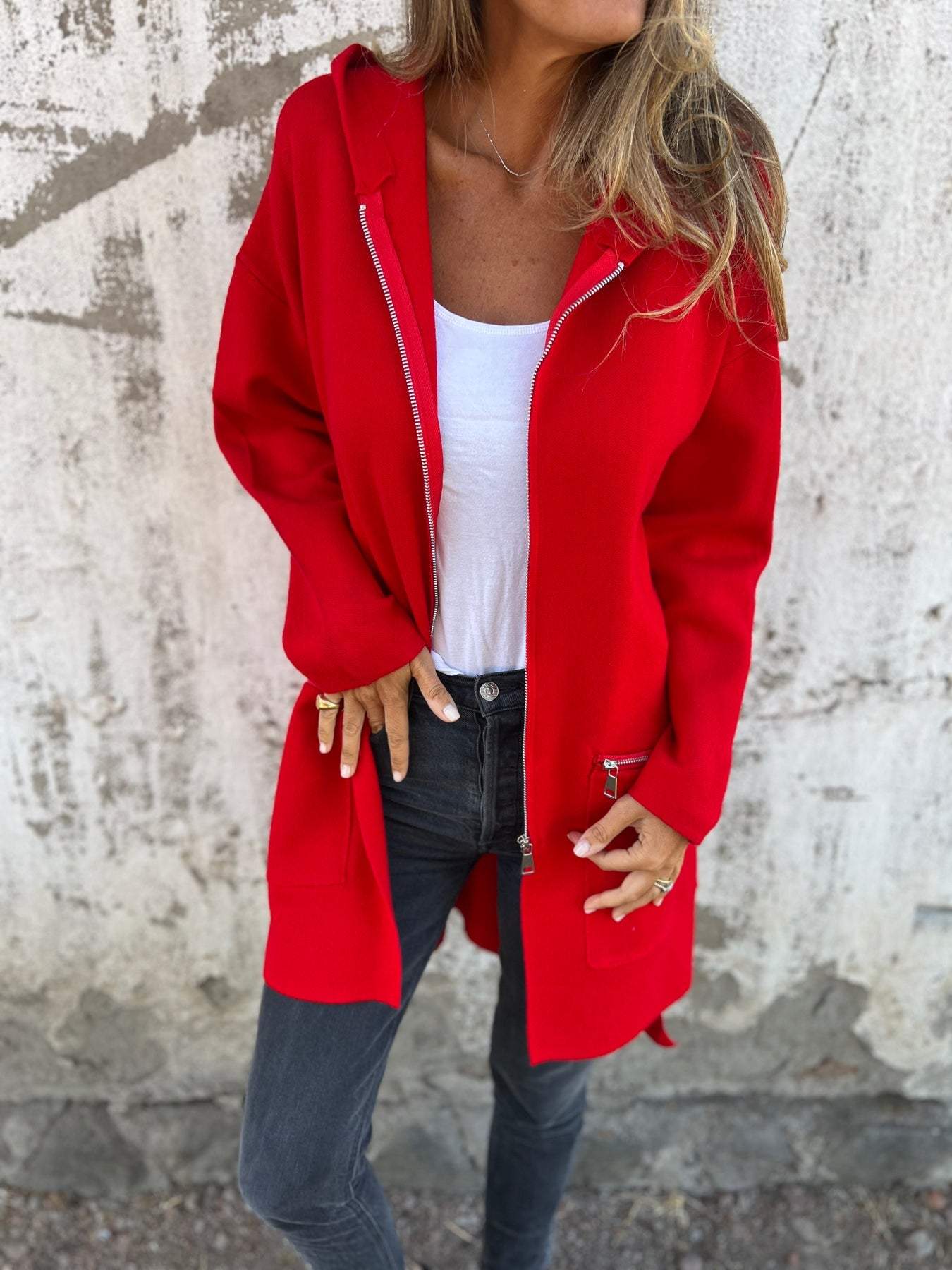 Martine | Stijlvolle Lange Hoodie