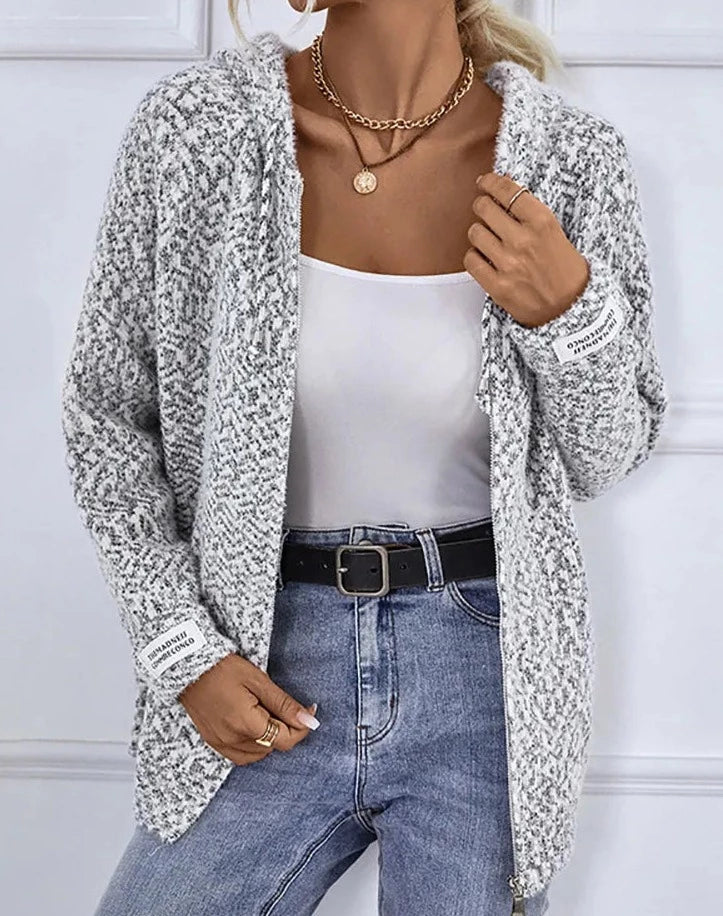 Tina | Comfortabele Gebreide Hoodie