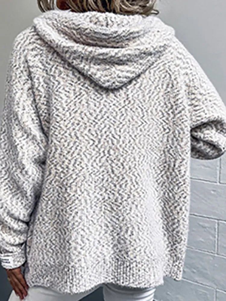 Tina | Comfortabele Gebreide Hoodie