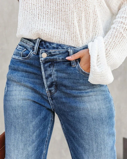 Aditri | Trendy High-Waist Spijkerbroek