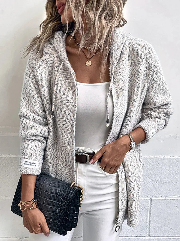 Tina | Comfortabele Gebreide Hoodie