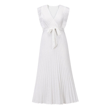 Romy - Elegante Geplooide Jurk